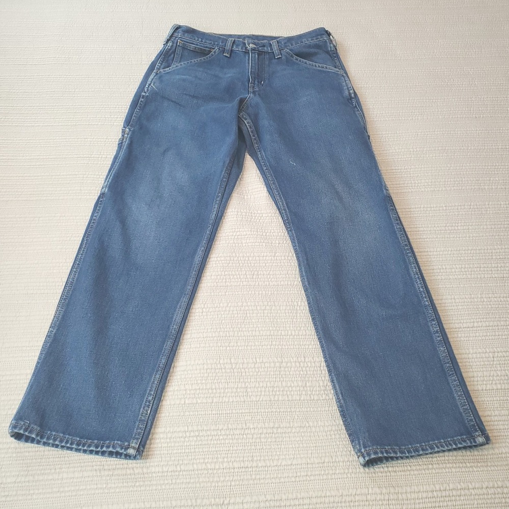 Levis Carpenter Jeans Mens 30x30 Straight Leg Blue Utility Denim Pants
